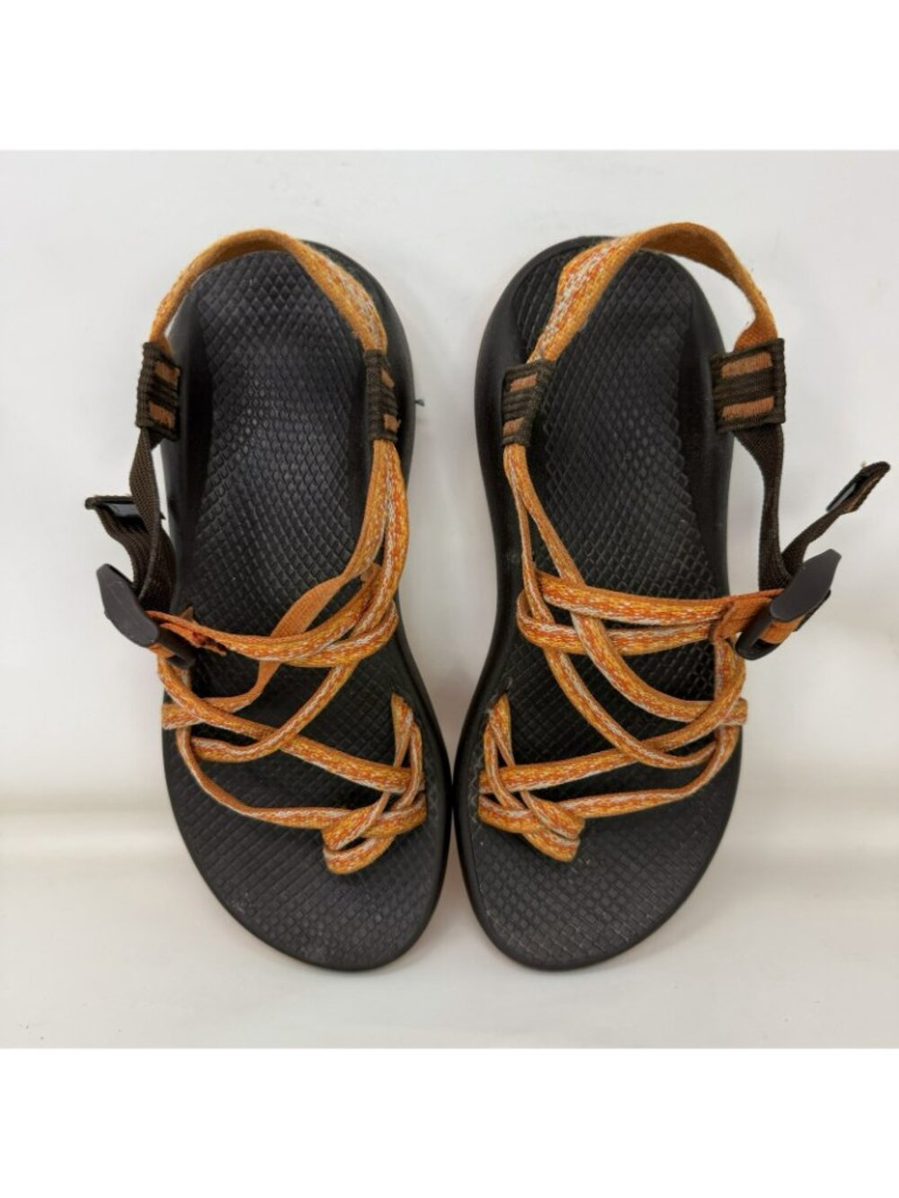 Chaco Sandals ZX3  Triple Strap Slingback Hiking Sandals Orange Women’s Size 8 - Picture 5 of 7